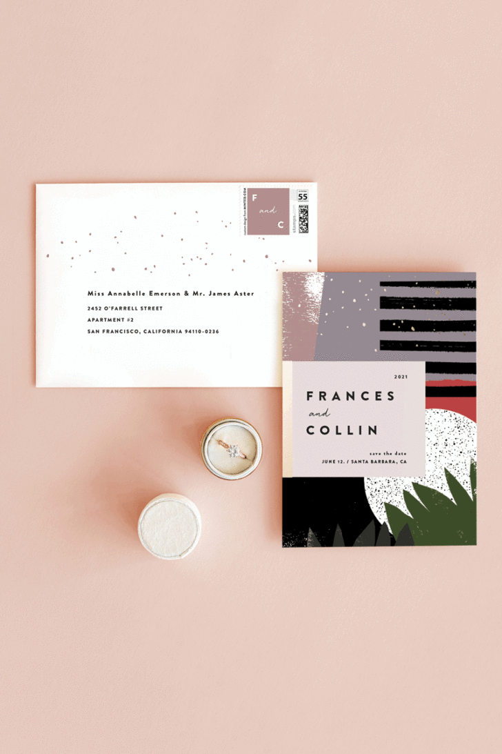 New 2019 Save the Date Designs from Minted! #wedding #weddinginspiration #weddingideas #ido #weddingplanning #weddings #savethedate #engaged