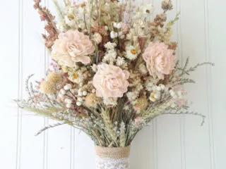 Sola flower wildflower dried flower bouquet