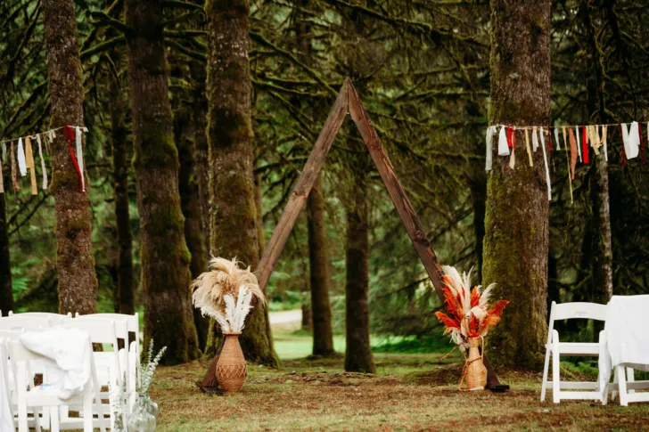 boho wedding ceremony