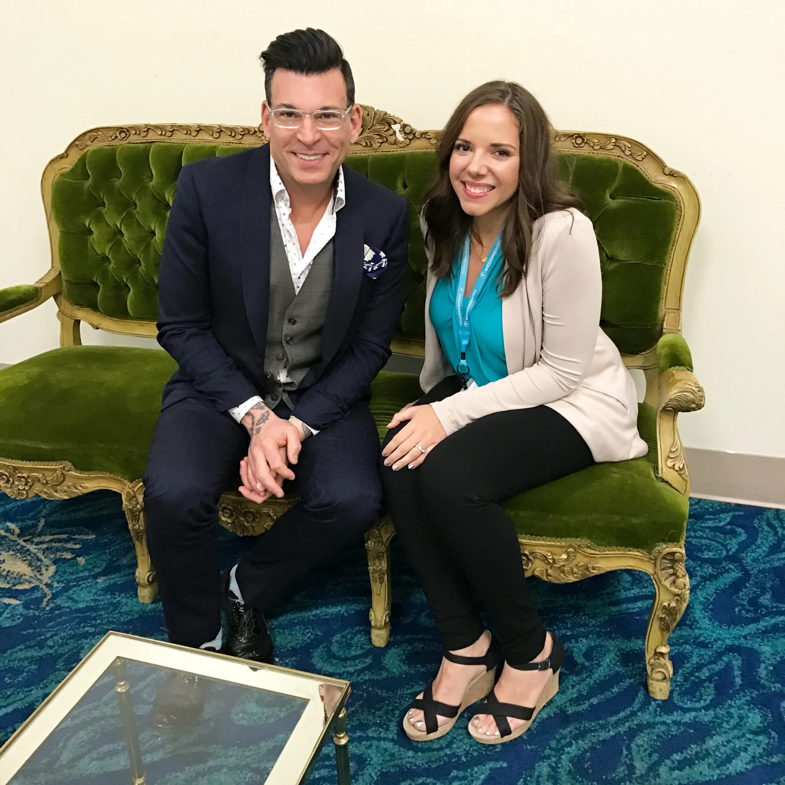 David Tutera, Celebrity Wedding Planner with Wedding Expert, Jessica Bishop, founder of The Budget Savvy Bride