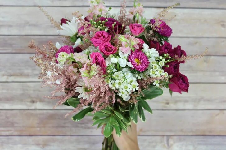 wildflower wedding bouquet tutorial