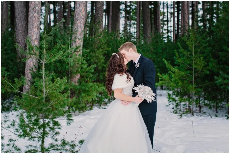 www.james-stokes.com magical DIY winter wedding portraits