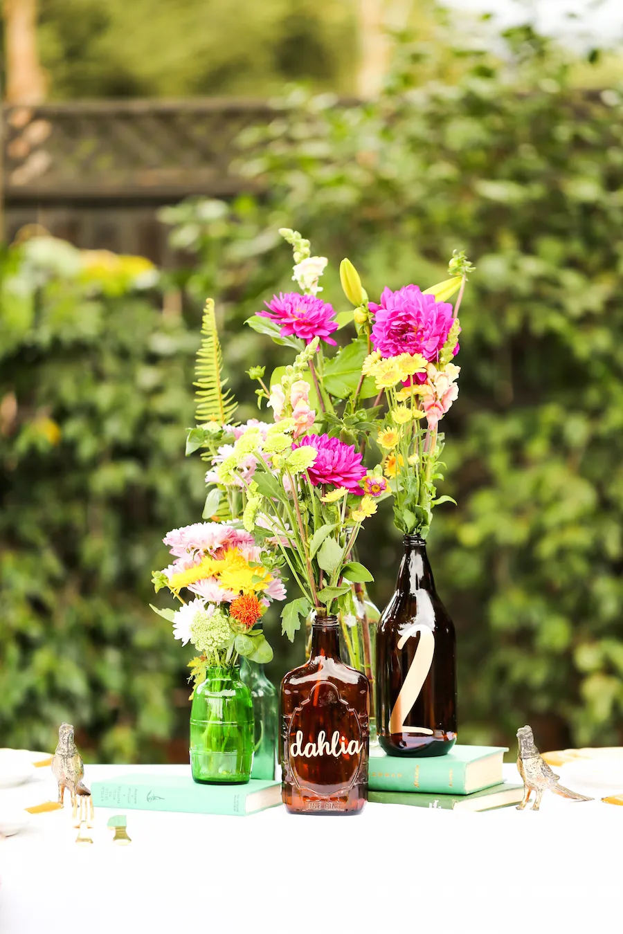 Salty Canary - DIY Wedding Table Numbers using Cricut Explore