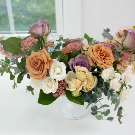 wedding compote centerpiece holly chapple pillow bloom culture flowers