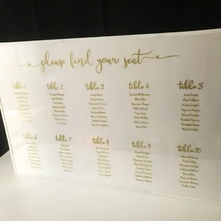 Faux Calligraphy Signage