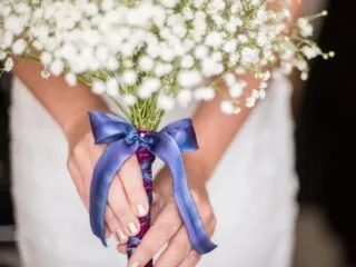 diy babys breath bouquet - photos by mikkel paige