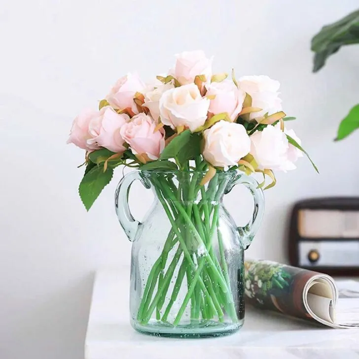 amazon wedding decor - silk roses