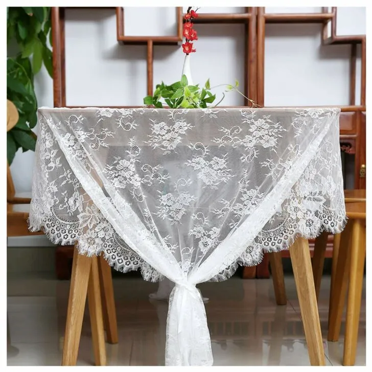 amazon wedding decor - lace table cloth