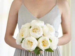 amazon wedding decor - silk peonies