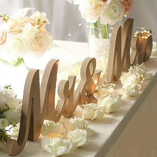 amazon wedding decor - mr and mrs sign