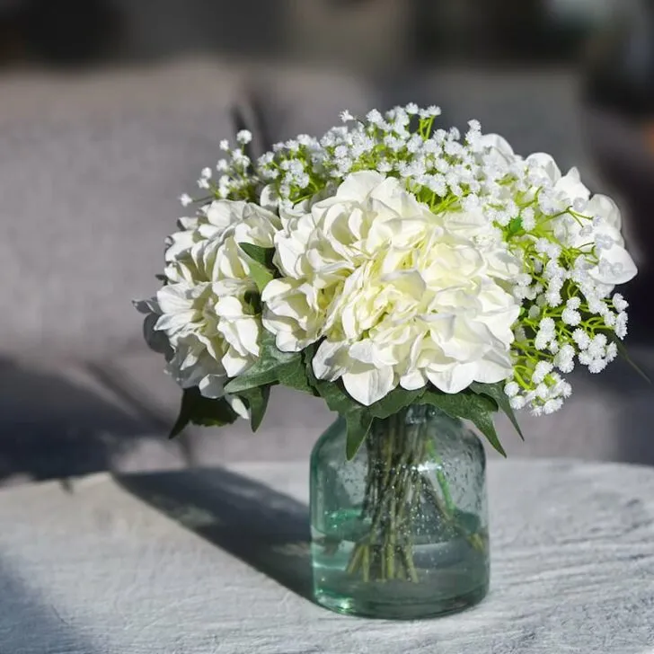 amazon wedding decor - faux hydrangea