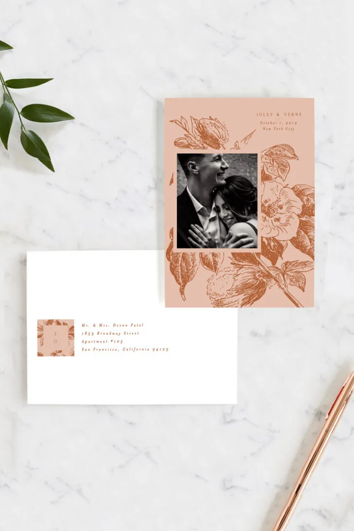 New 2019 Save the Date Designs from Minted! #wedding #weddinginspiration #weddingideas #ido #weddingplanning #weddings #savethedate #engaged