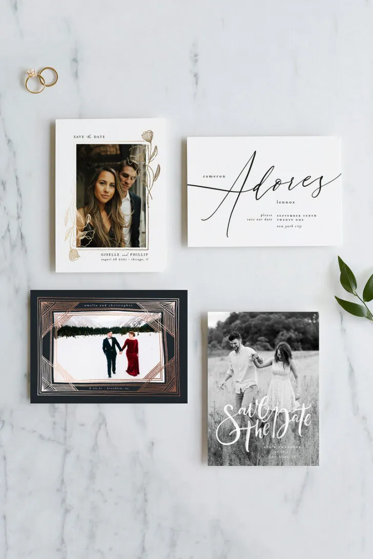 New 2019 Save the Date Designs from Minted! #wedding #weddinginspiration #weddingideas #ido #weddingplanning #weddings #savethedate #engaged