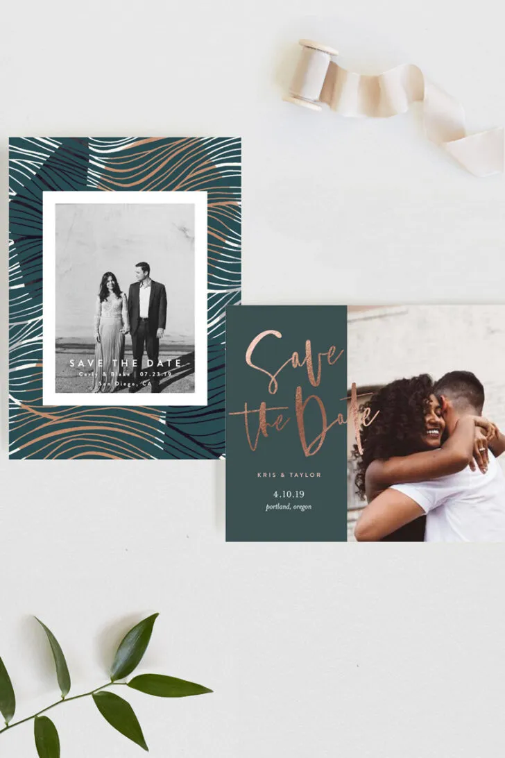 New 2019 Save the Date Designs from Minted! #wedding #weddinginspiration #weddingideas #ido #weddingplanning #weddings #savethedate #engaged