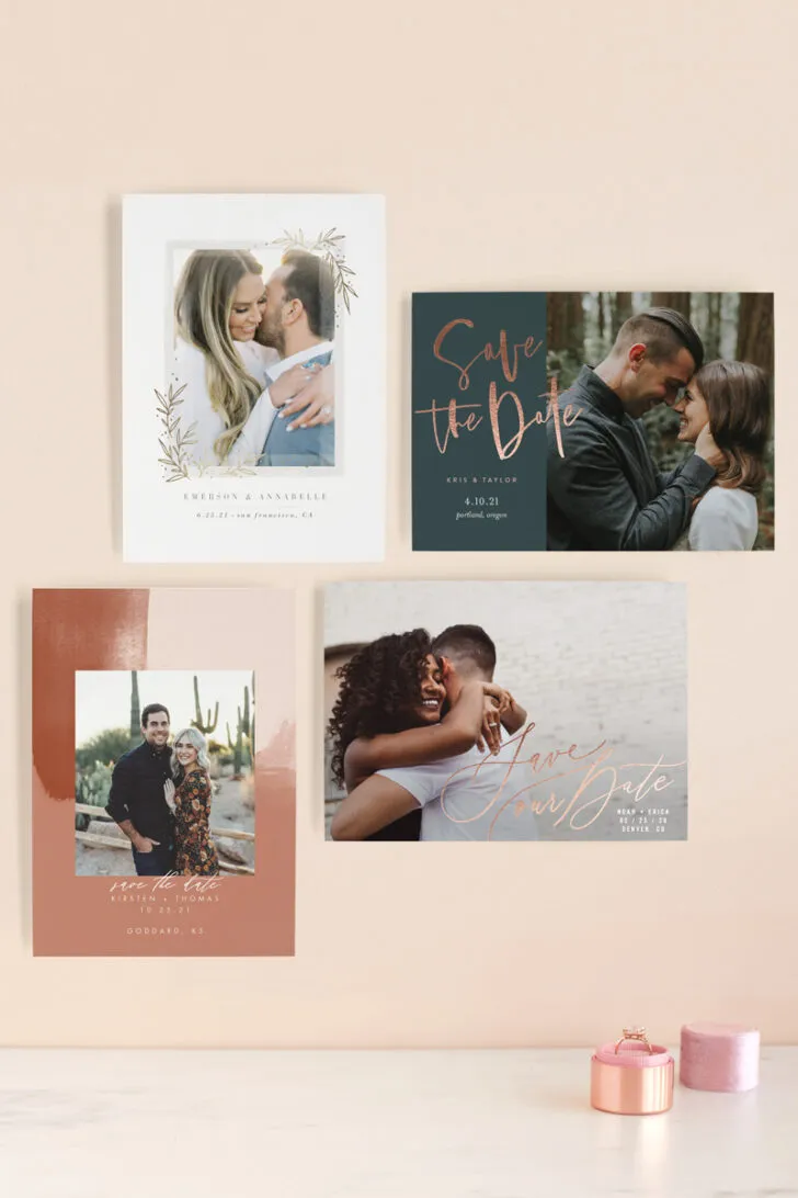 New 2019 Save the Date Designs from Minted! #wedding #weddinginspiration #weddingideas #ido #weddingplanning #weddings #savethedate #engaged 