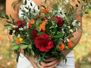 Boho Fall Wildflower Wedding Inspiration from Blooms by the Box and The Budget Savvy Bride