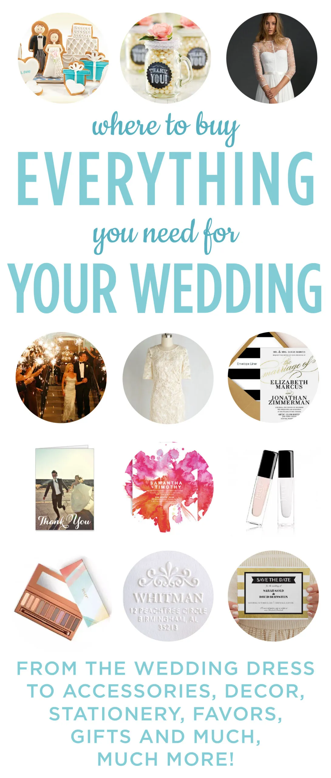 Budget Wedding Resources : shop these stores for your wedding to save money