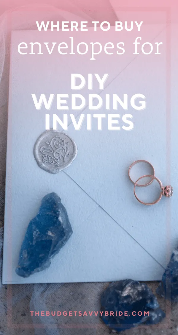 Considering DIY wedding invitations but aren't sure where to buy your envelopes? Check out our favorite online envelope retailers.