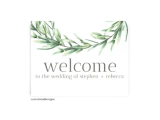 Free Editable Wedding Signs • Chelsea Collection • The Budget Savvy Bride