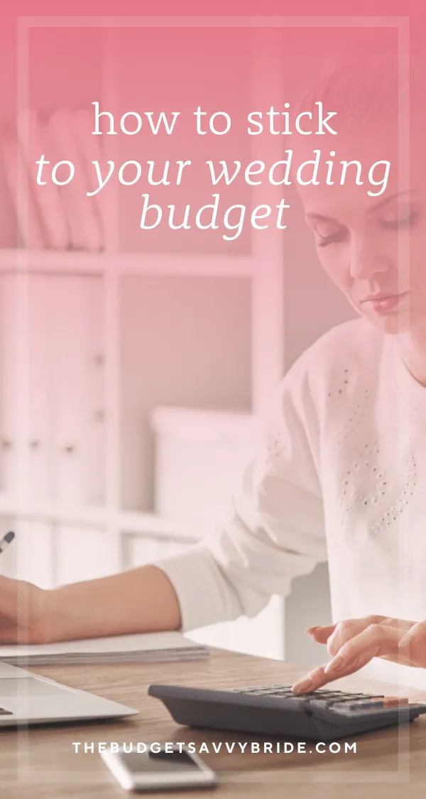 So you've set your wedding budget, but how do you actually stick to it? Read these tips for keeping up with spending and staying on track!
