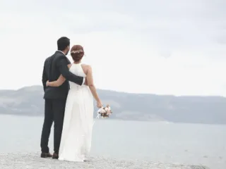 black and white weddings