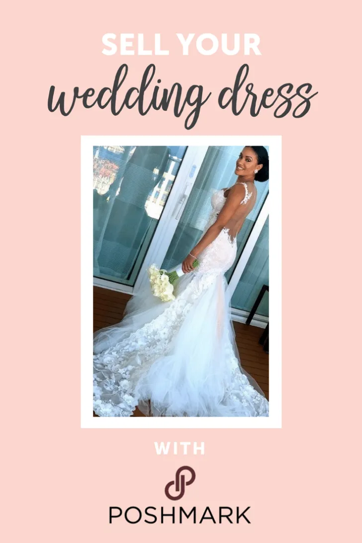 Where to Sell Your Wedding Dress online with poshmark