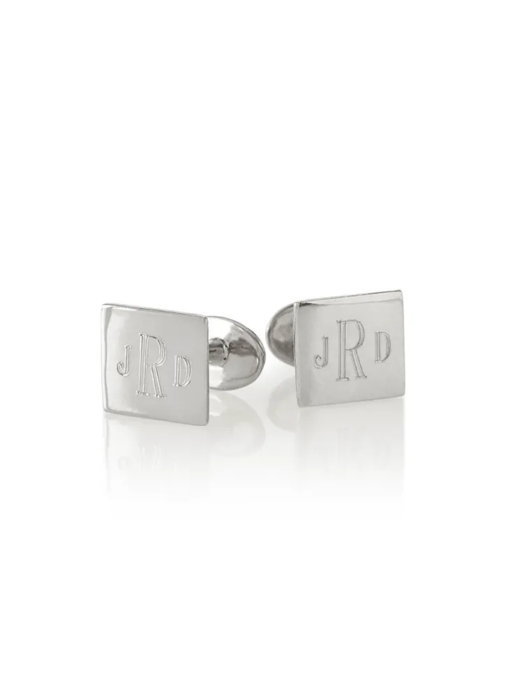 Monogrammed Cuff Links 
