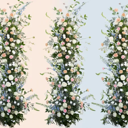 DIY Floral Pillar Tutorial from Bloom Culture Flowers