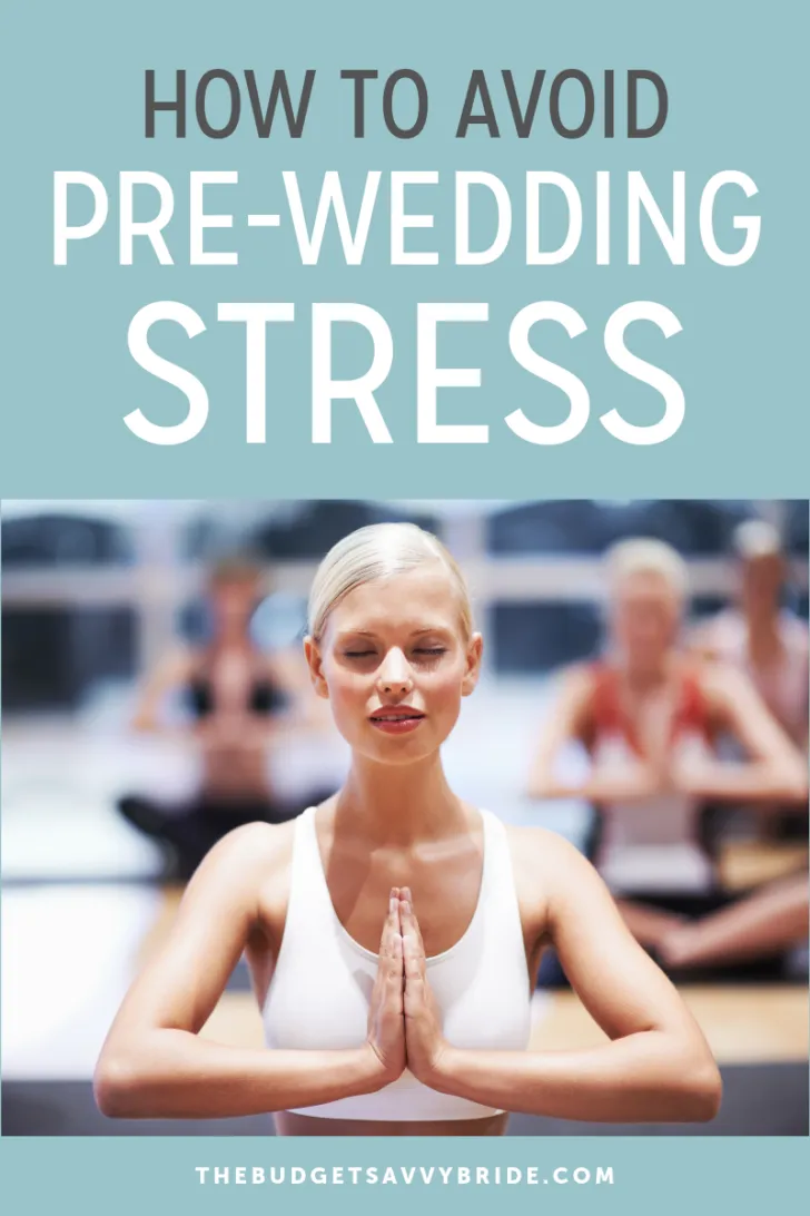 how to avoid pre-wedding stress
