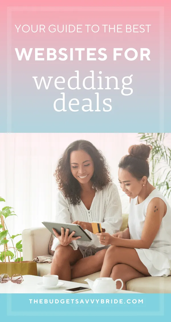 A budget savvy bride knows where to shop and score the best deals for her big day. We're sharing our favorite deal websites to get amazing deals on things you need for your wedding day and beyond!