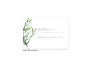 Chelsea Wedding Enclosure Card - Free Printable Wedding Invitations - Edit with Canva!