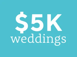 Weddings on a $5,000 budget | $5K wedding budget