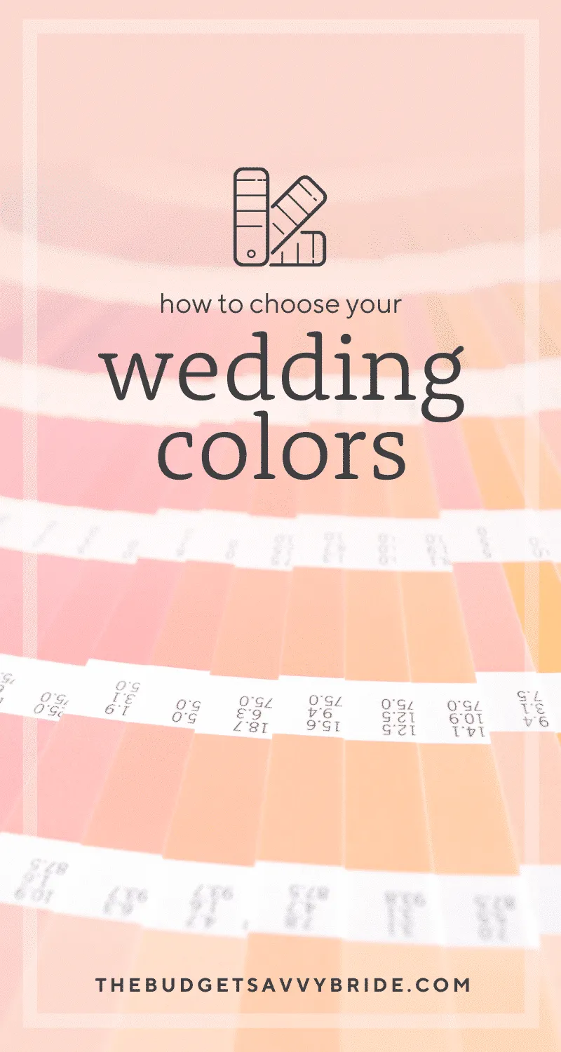 how to choose wedding colors
