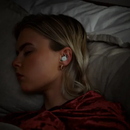sleeping with sleepbuds in