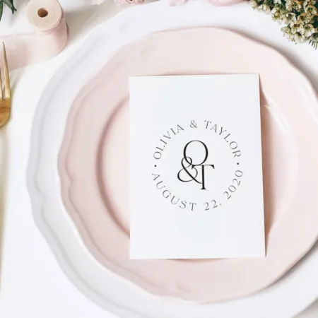 WeddingBrandCo - wedding logo monogram