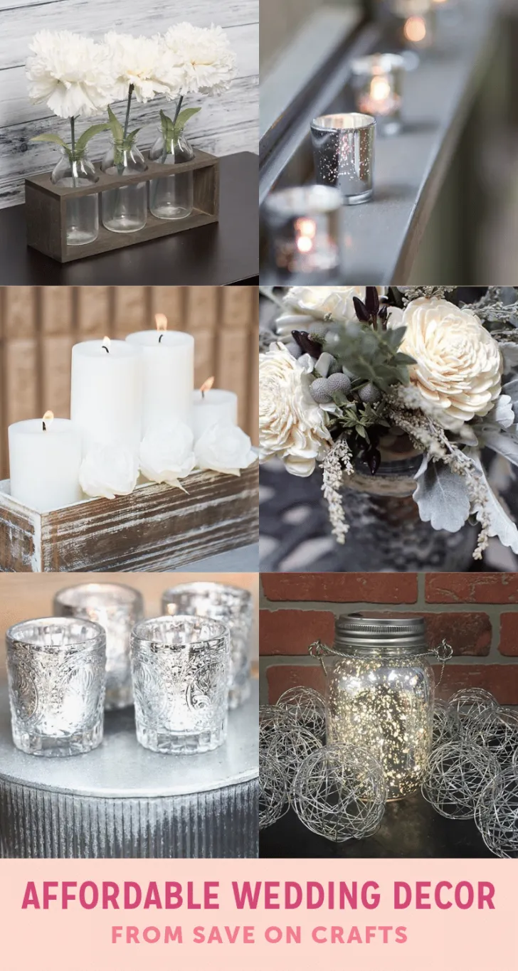 affordable wedding decor from save on crafts