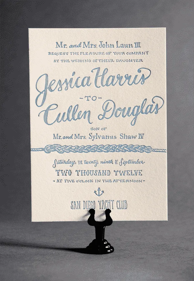 Wedding Invitations on a Budget: Ladyfingers Letterpress