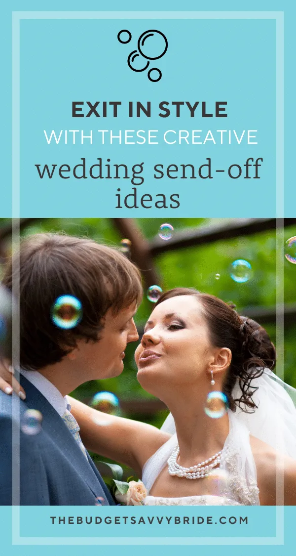 Need some creative and cute ways for your wedding send off? Here are some of our favorite ideas from Etsy for your grand exit!