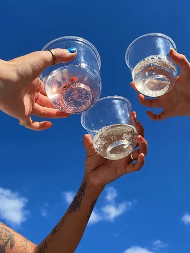 Compostable Wine Glasses from Repurpose
