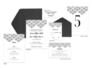 Julie Suite - Free Wedding Invitation Printables from The Budget Savvy Bride