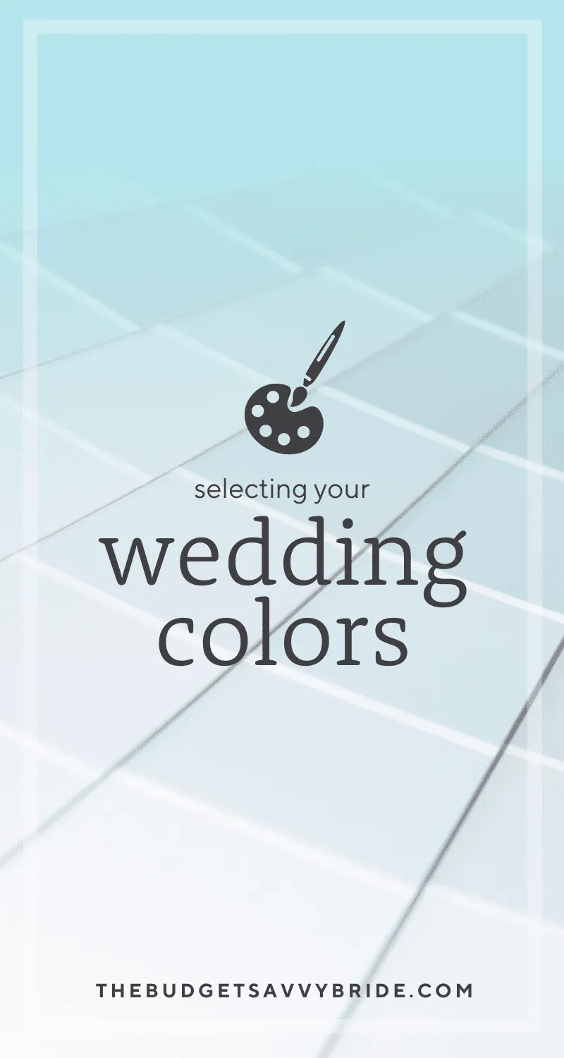 how to pick wedding colors