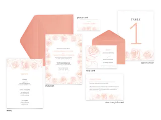 Phoebe Suite - Free Wedding Invitation Printables from The Budget Savvy Bride
