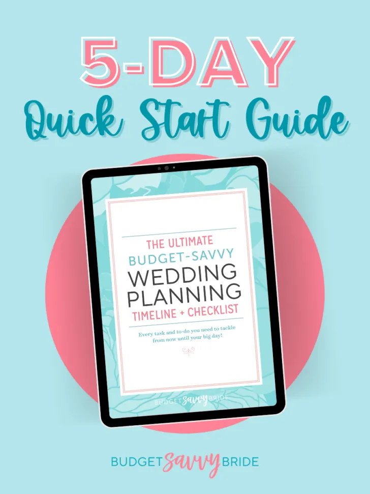quickstart wedding planning guide