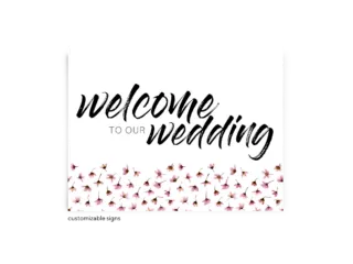 Free Editable Wedding Signs • Natalie Collection • The Budget Savvy Bride