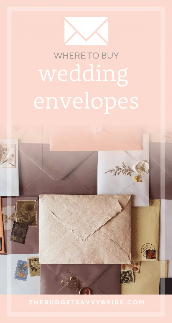 Considering DIY wedding invitations but aren't sure where to buy your envelopes? Check out our favorite online envelope retailers.
