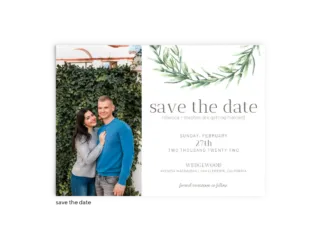 Save the Date Card • Chelsea Collection • The Budget Savvy Bride