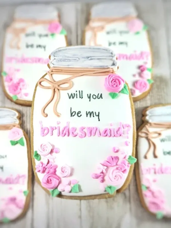 Bridesmaid Proposal cookies