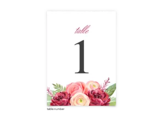 Free Editable Wedding Table Numbers • Nickell Collection • The Budget Savvy Bride