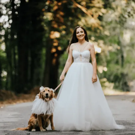 Dog Wedding Outfit Canva Horz