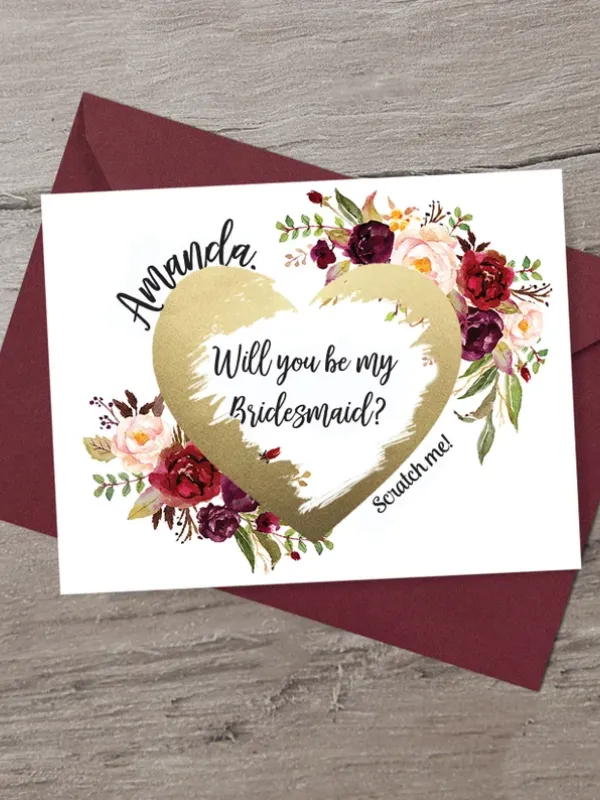 unique Bridesmaid Proposal